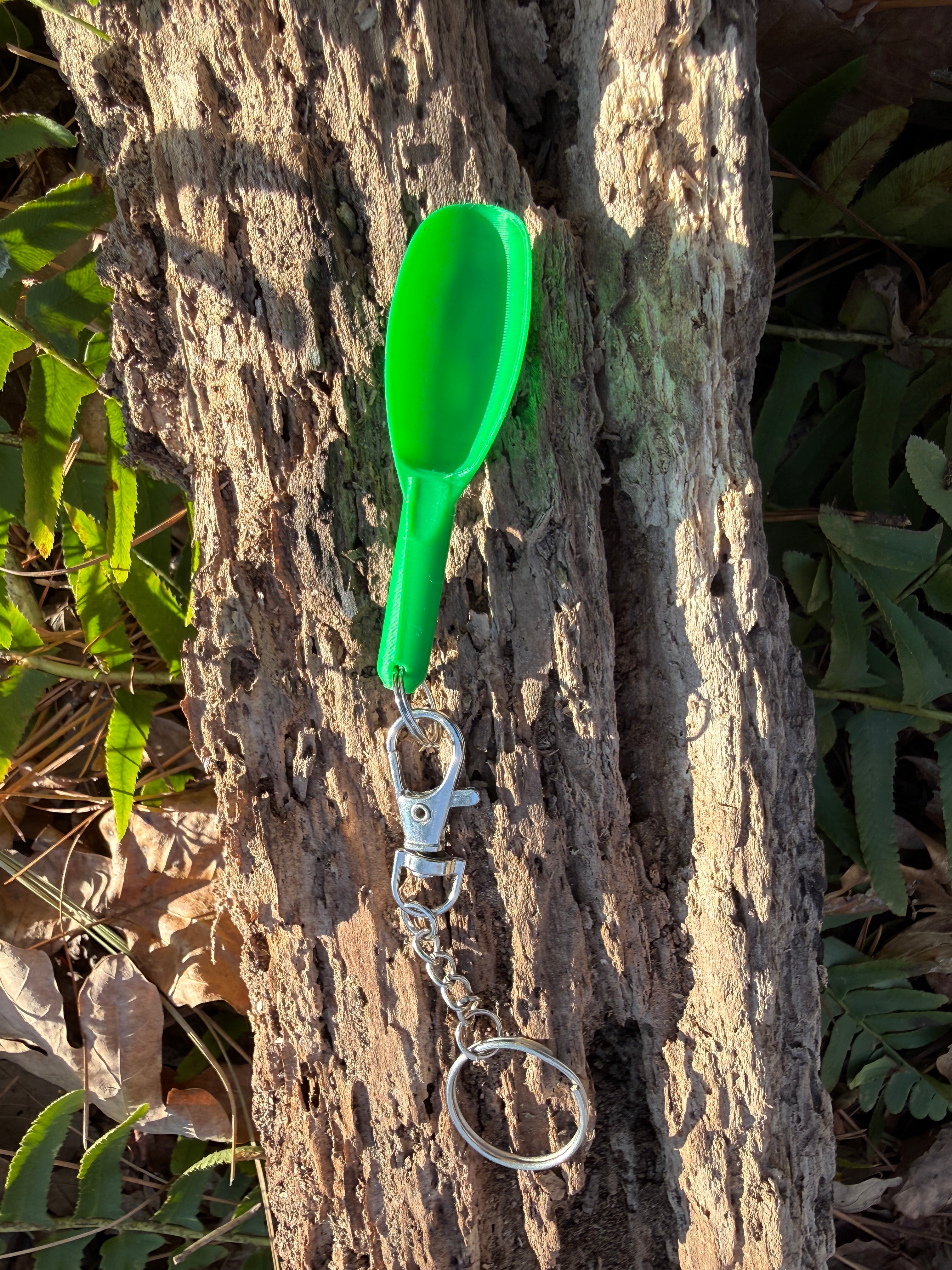 Functional 3D‑Printed Gold Scoop Keychain– Prospector Mini Scoop