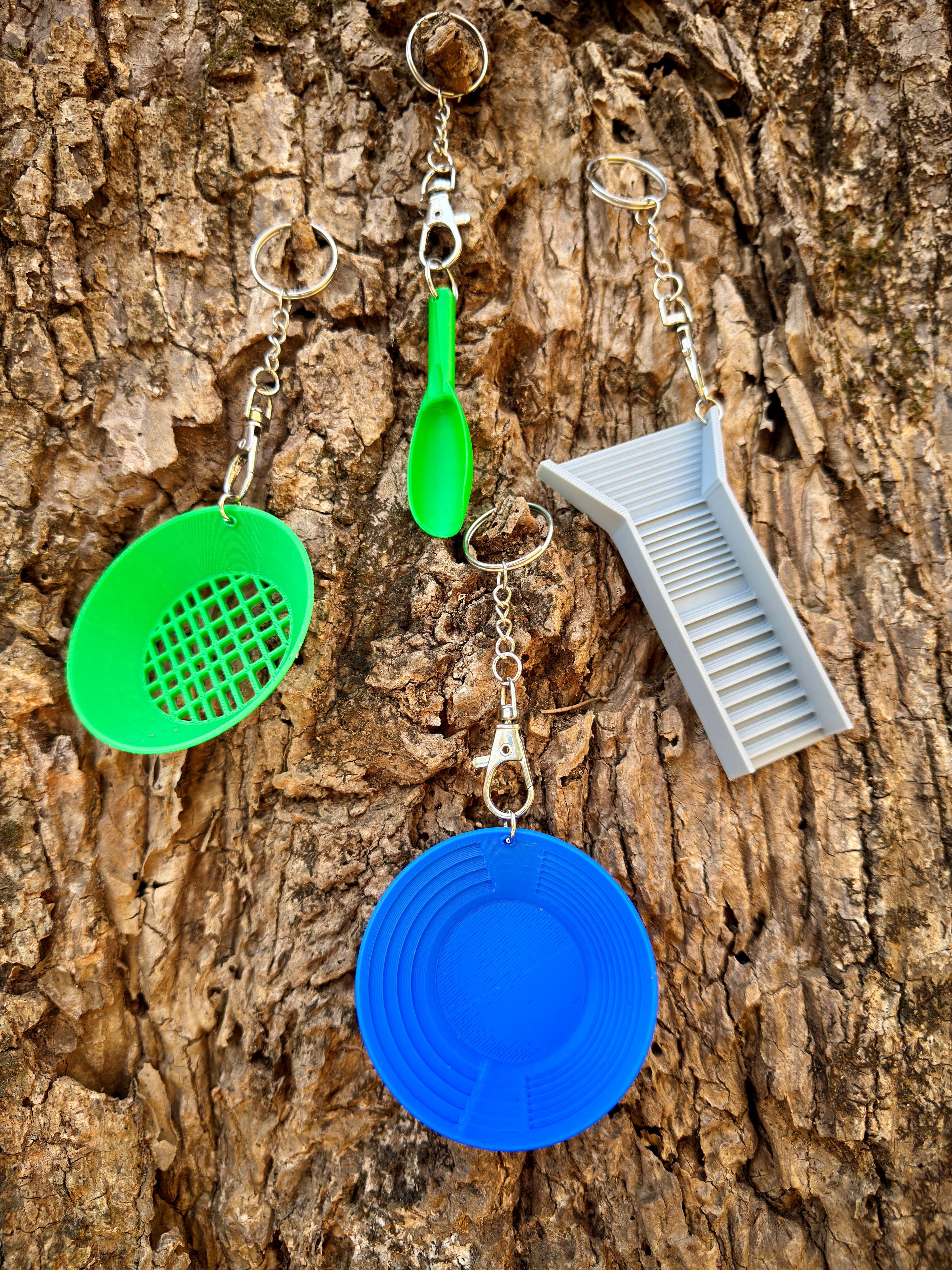 Prospector Pocket Kit – 4-Piece Functional Gold Tool Keychain Set