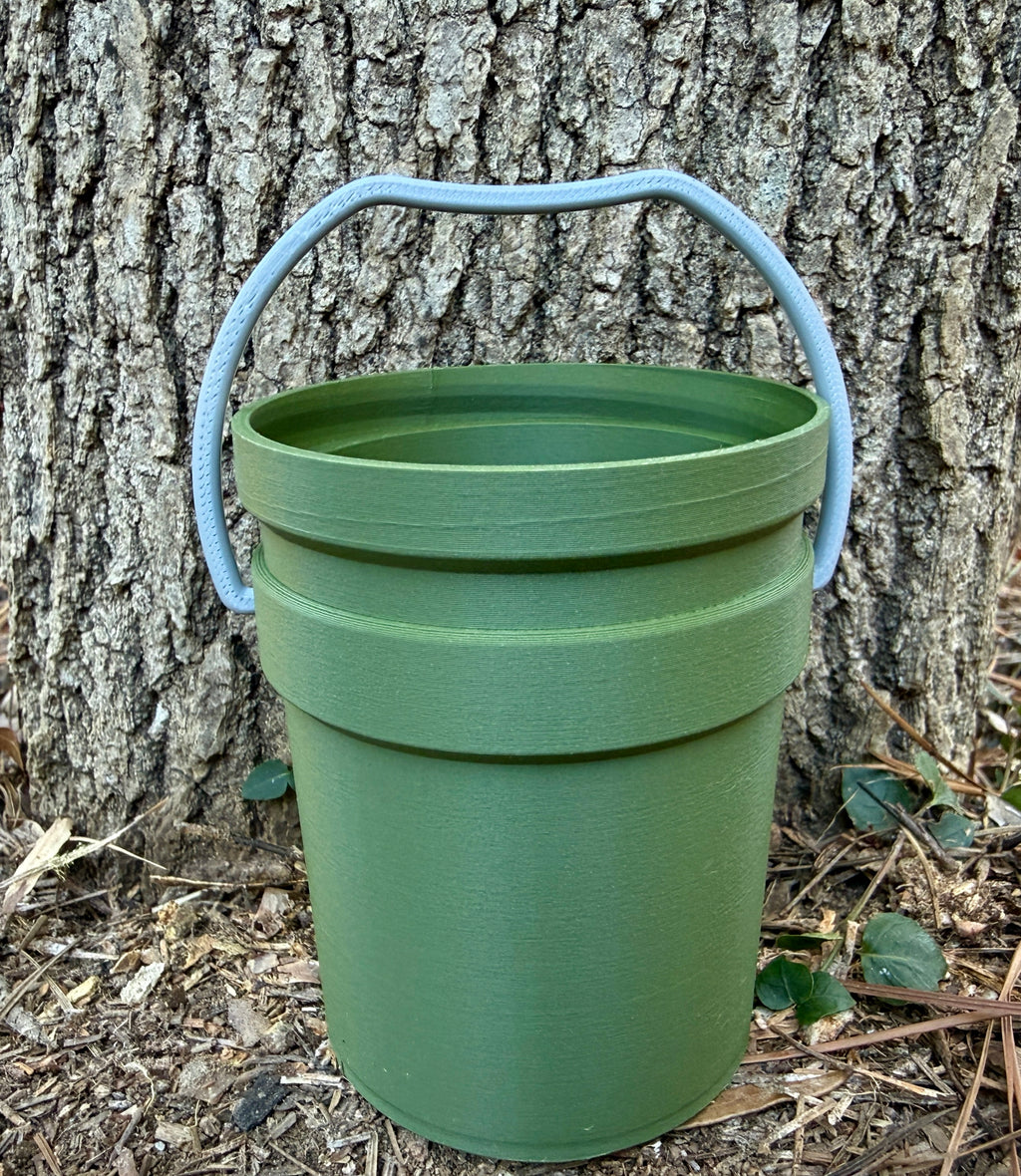 Mini 5-Gallon Bucket – 3D Printed Prospecting Accessory