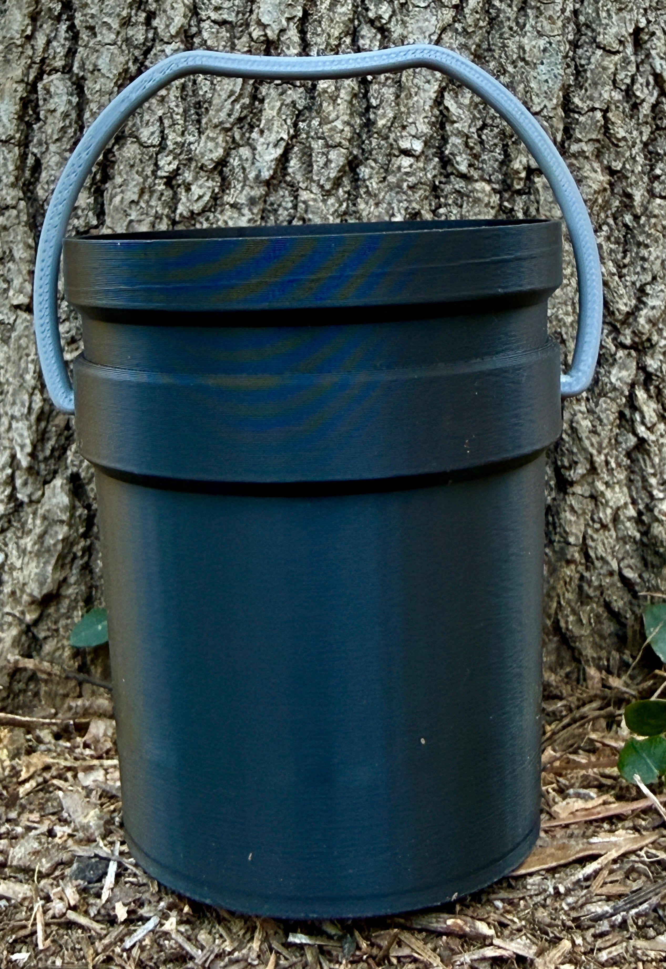 Mini 5-Gallon Bucket – 3D Printed Prospecting Accessory